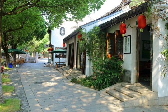 練塘古鎮(zhèn) 練塘 古鎮(zhèn)老街 廊棚