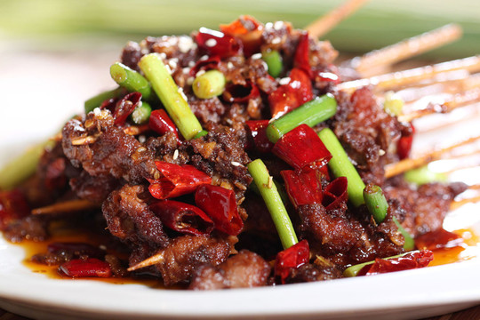 竹簽羊肉
