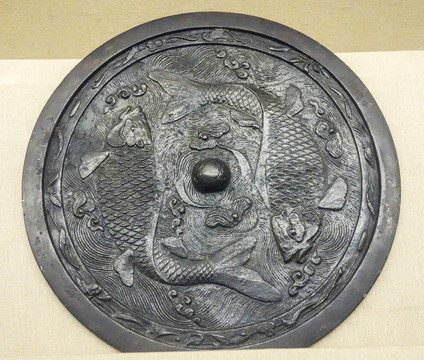 雙魚紋大銅鏡