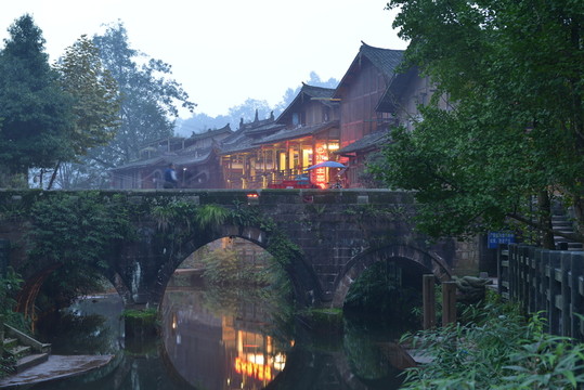 上里古鎮(zhèn)夜景
