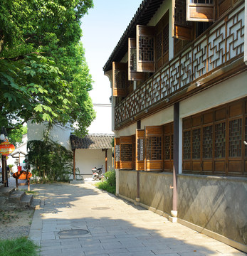 練塘古鎮(zhèn) 練塘 古鎮(zhèn)老街 廊棚