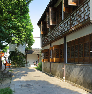 練塘古鎮(zhèn) 練塘 古鎮(zhèn)老街 廊棚