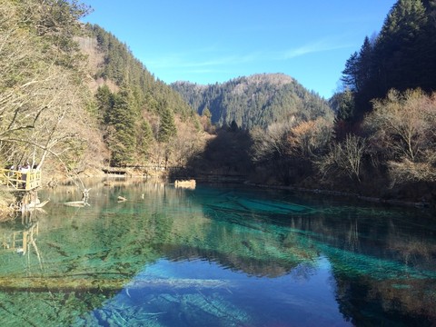 九寨溝湖光風(fēng)景
