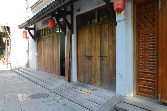 練塘古鎮(zhèn) 練塘 古鎮(zhèn)老街 廊棚