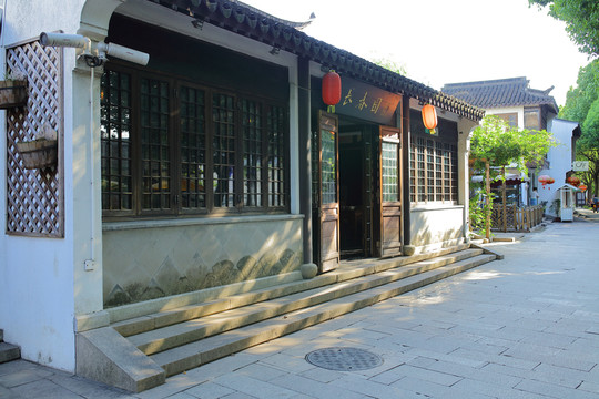 練塘古鎮(zhèn) 練塘 古鎮(zhèn)老街 廊棚