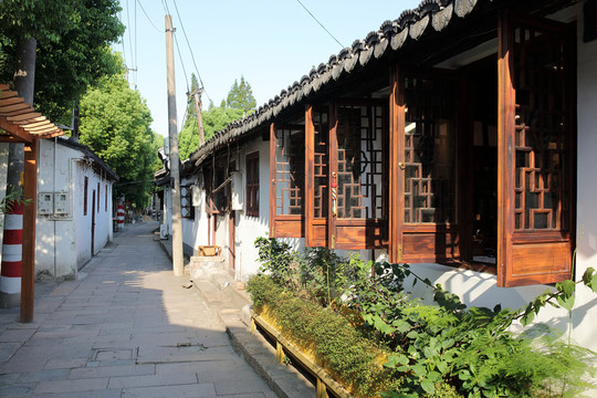 練塘古鎮(zhèn) 練塘 古鎮(zhèn)老街 廊棚