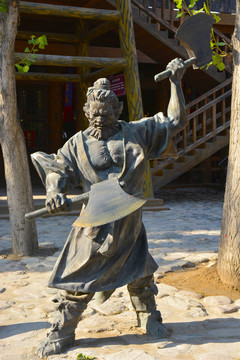黑旋風(fēng)李逵雕像