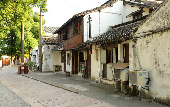 練塘古鎮(zhèn) 練塘 古鎮(zhèn)老街 廊棚