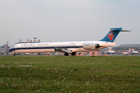 中國南方航空 飛機(jī) 降落