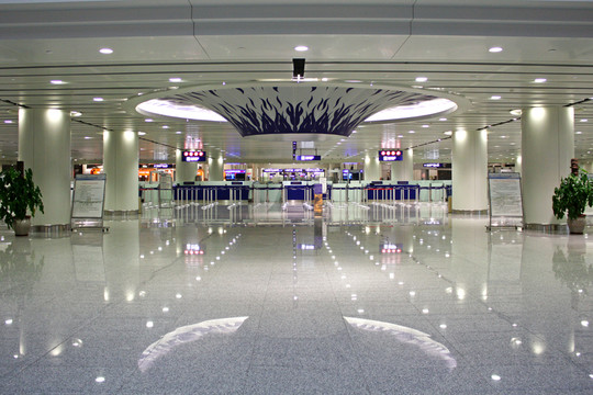 天津機(jī)場(chǎng) 航站樓 內(nèi)景