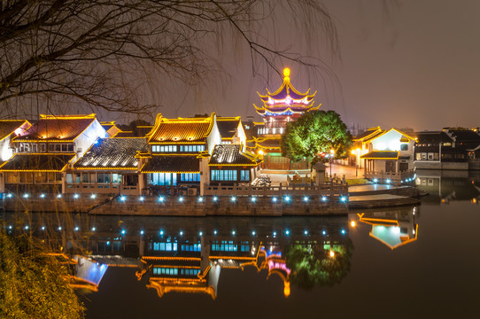 山塘街夜景