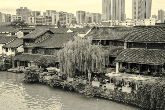 杭州運河老照片