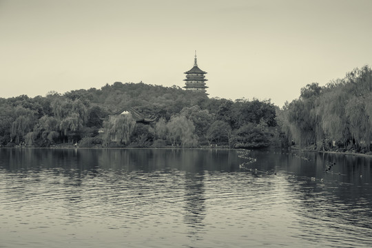 杭州西湖老照片