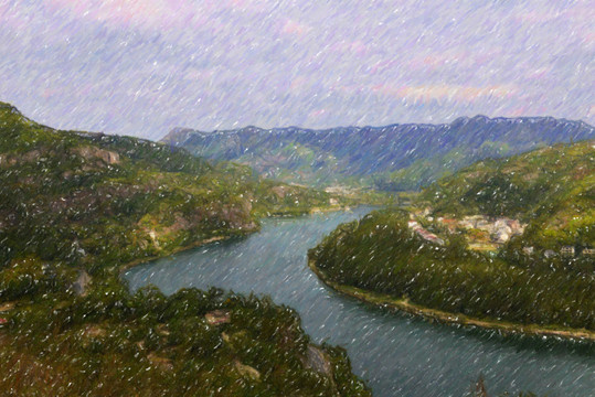 山水畫