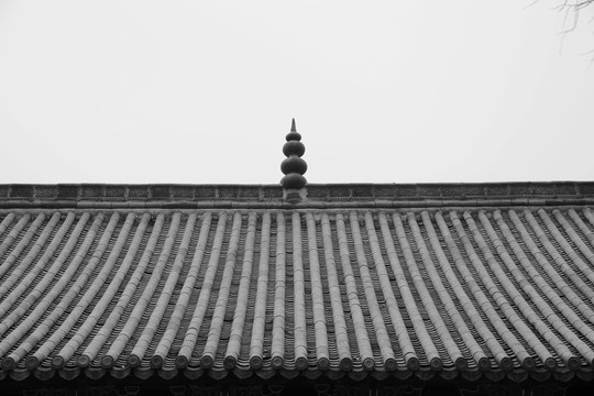 禪寺寶殿屋頂