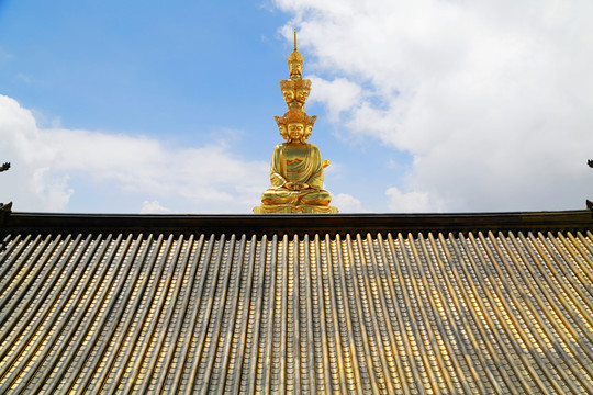峨眉山金殿 峨嵋金殿 金殿 金