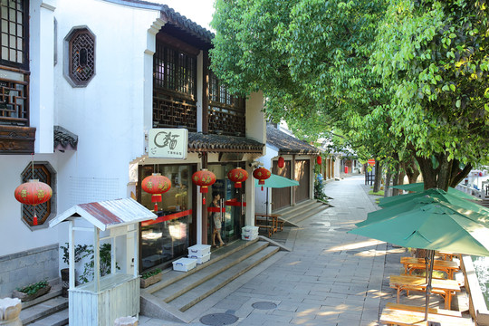 練塘古鎮(zhèn) 練塘 古鎮(zhèn)老街 廊棚