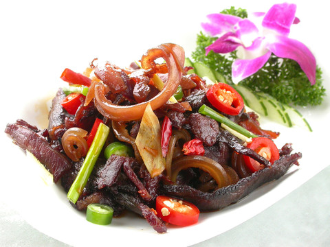 小炒臘驢肉