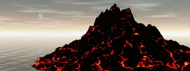 火山口