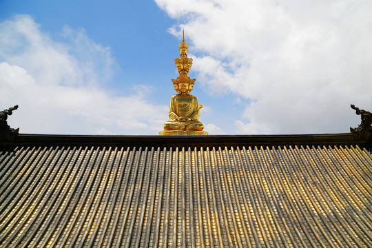 峨眉山金殿 峨嵋金殿 金殿 金