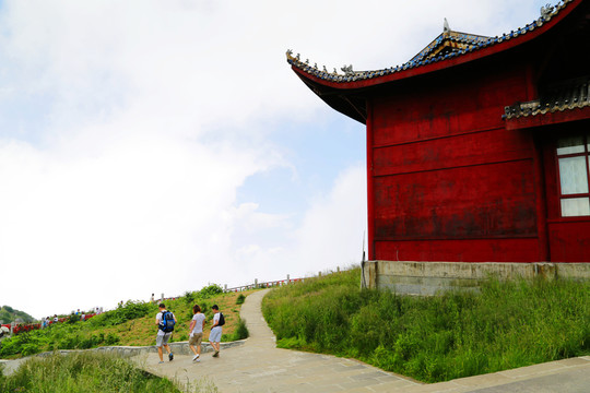峨眉山臥云禪院 峨眉山金頂 峨