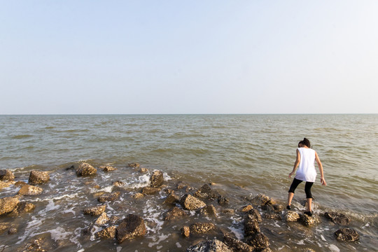 海邊拾貝