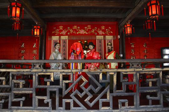 人物結(jié)婚蠟像