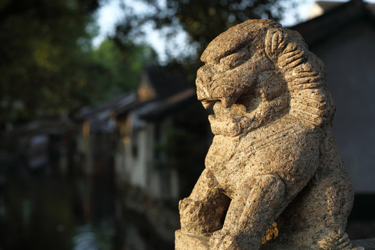 石獅子 江南