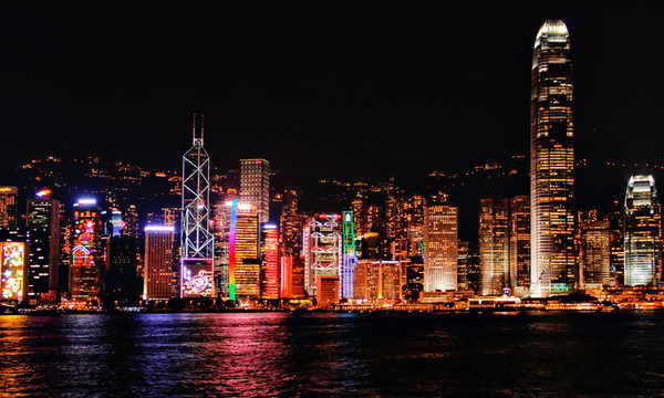 維多利亞港夜景