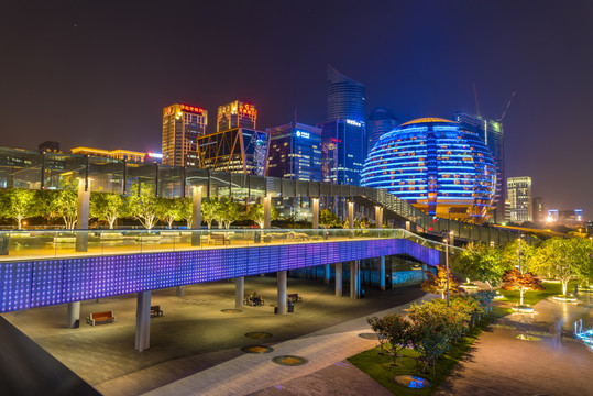 杭州CBD夜景