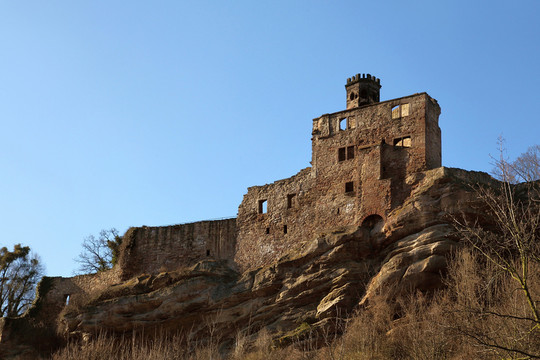 burgruine hardenberg querformat