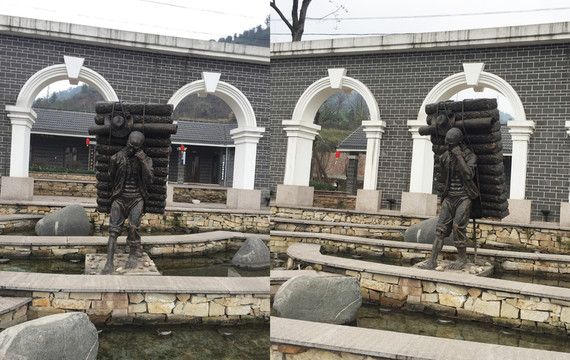 茶馬古道雕塑