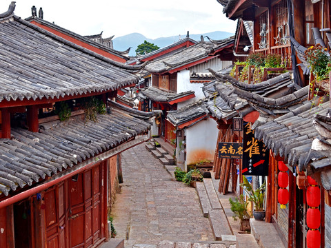 麗江古城 麗江古建筑