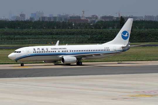 廈門航空 飛機 航班 滑行