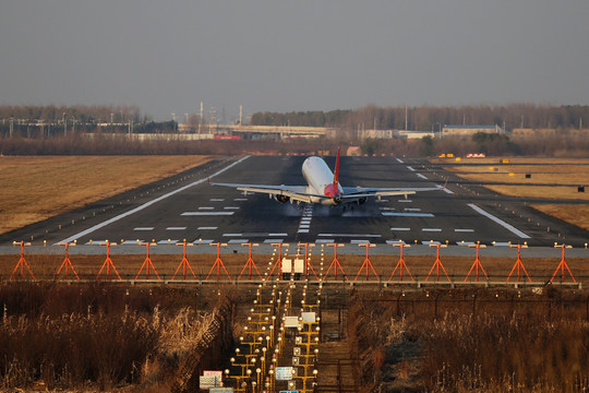 北部灣航空公司 飛機 降落