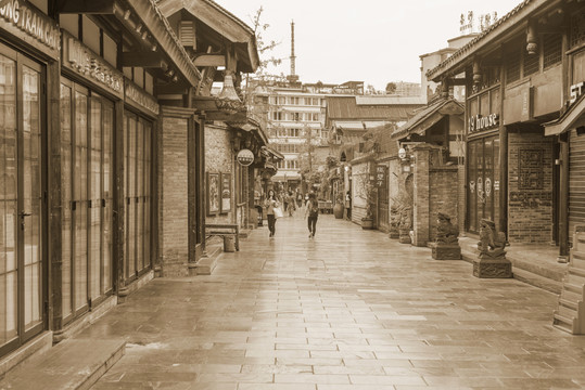 四川古鎮(zhèn)老照片