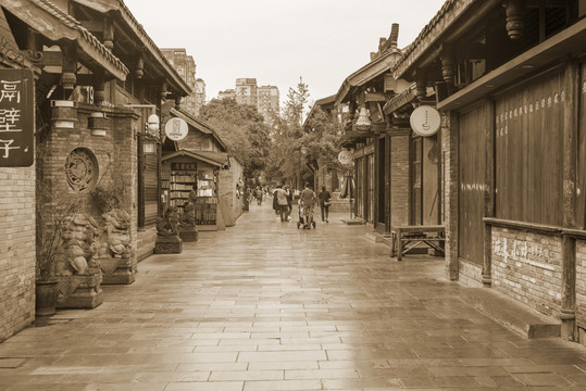 四川古鎮(zhèn)老照片