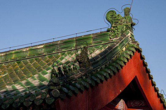 北京地壇公園 神馬殿鴟吻