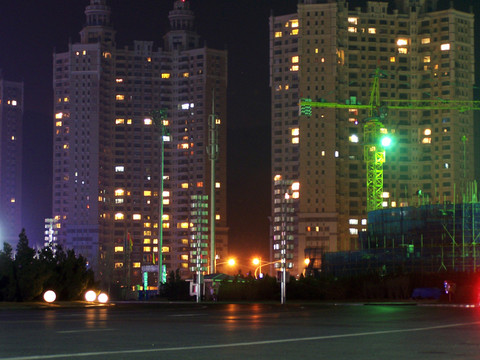 大連 星海廣場(chǎng) 夜景