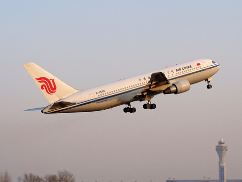 中國(guó)國(guó)際航空 飛機(jī) 起飛