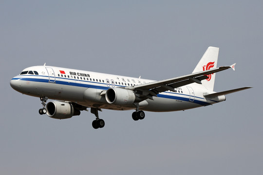 中國國際航空 航班 飛機降落
