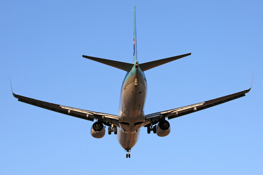 飛機落地 降落 大韓航空