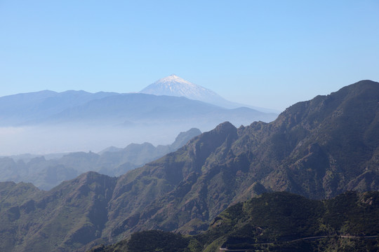 在特內(nèi)里費(fèi)島，加那利群島，西班牙泰德火山