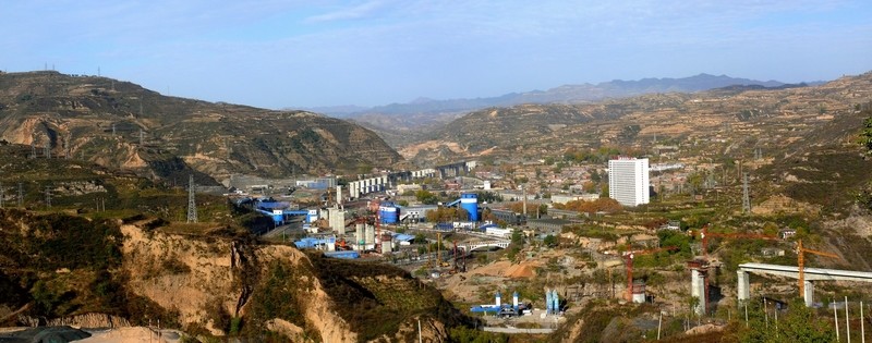 韓城桑樹坪鎮(zhèn)全景