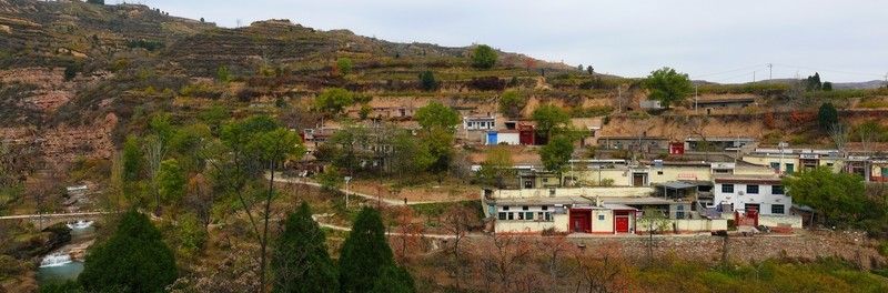 韓城桑樹坪小山村