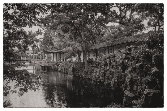 蘇州園林老照片