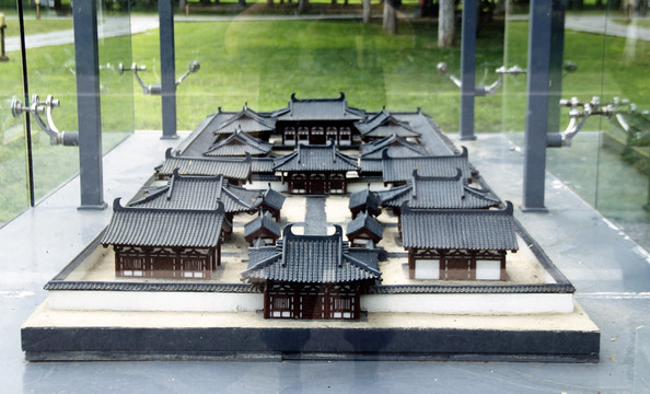 唐朝溫室殿院落