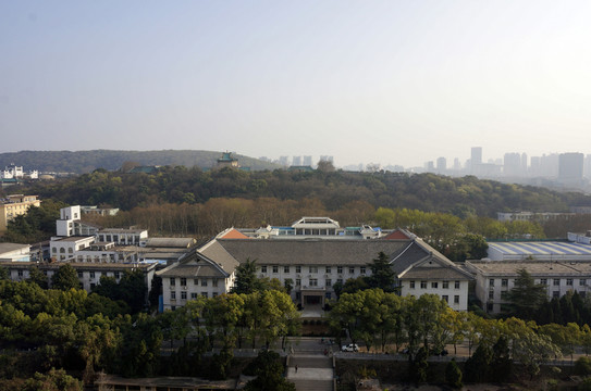 武漢大學 建筑攝影 遠眺老圖