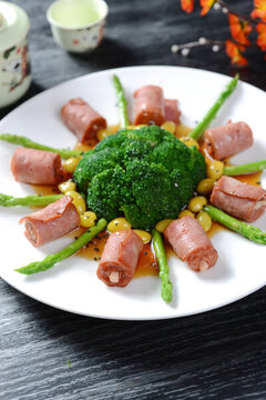 雪魚煙熏肉卷