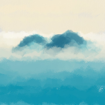 大海裝飾畫